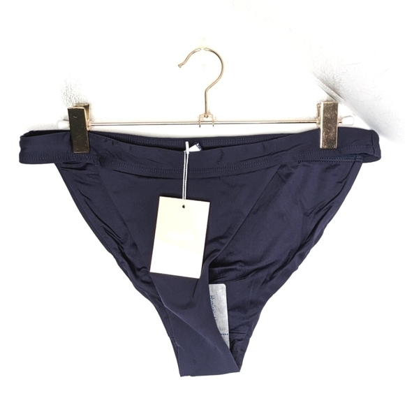 ANDIE SWIM Banded Cheeky Bikini Bottom Navy NEW Size XXL - Picture 1 of 5